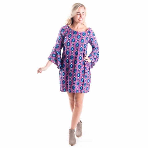 Last chance Donating May 9! Flared Sleeve Dress - Fireside - Picture 3 of 4